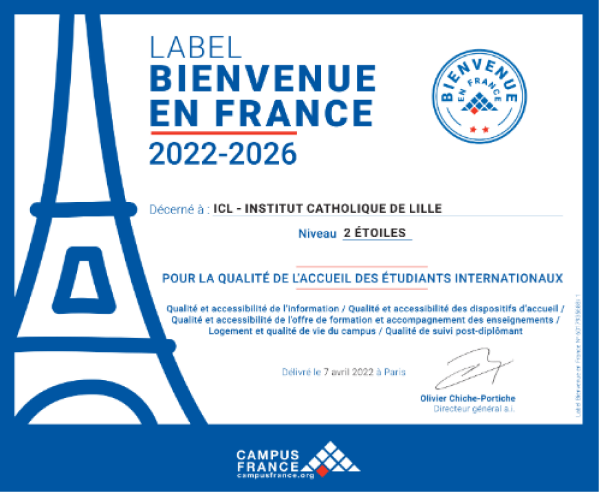 ESTICE - Label Bienvenue en France
